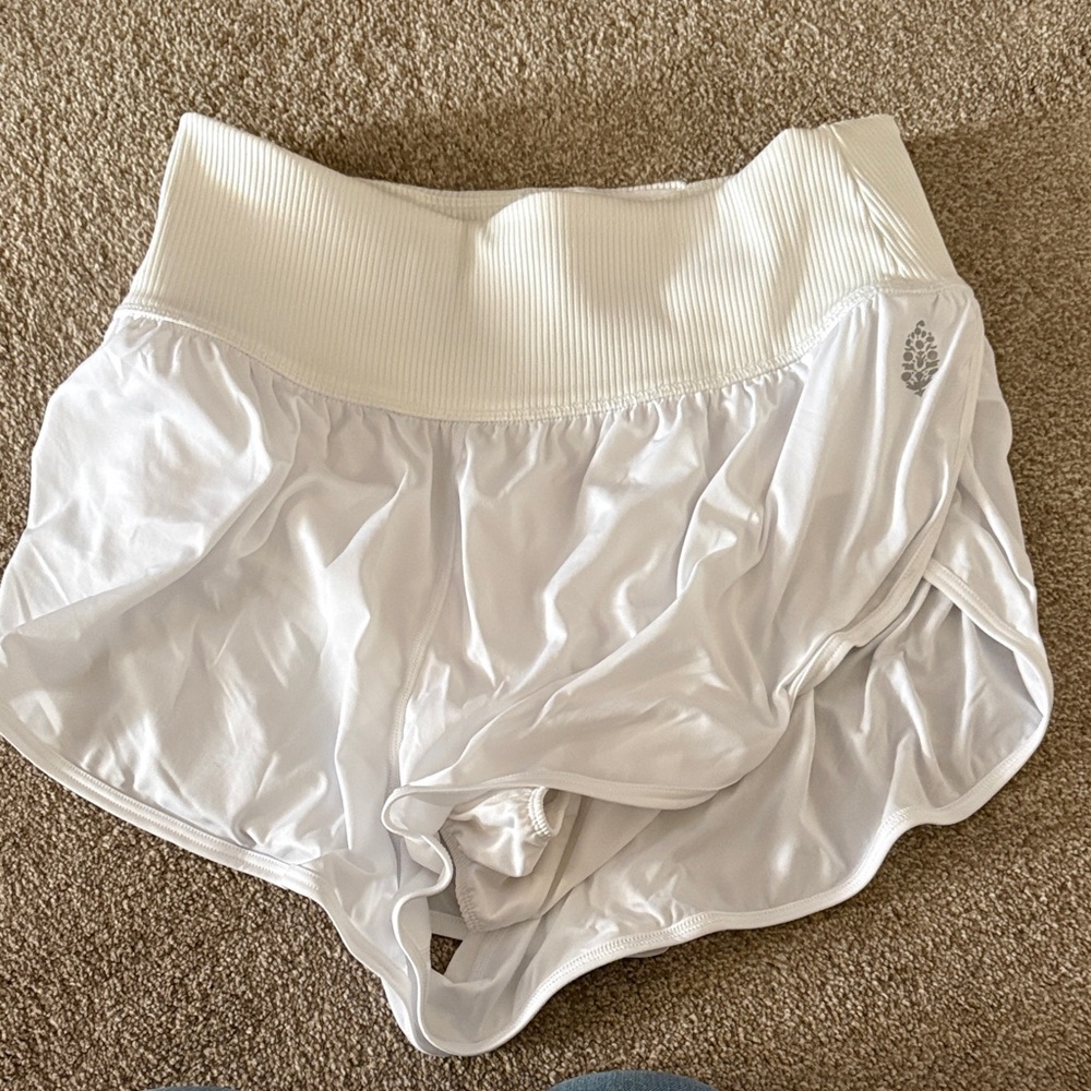 FP Movement by Free People White Athletic Shorts